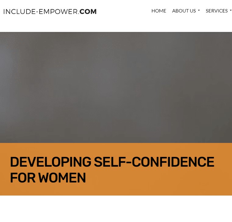 Developing Self Confidence in women