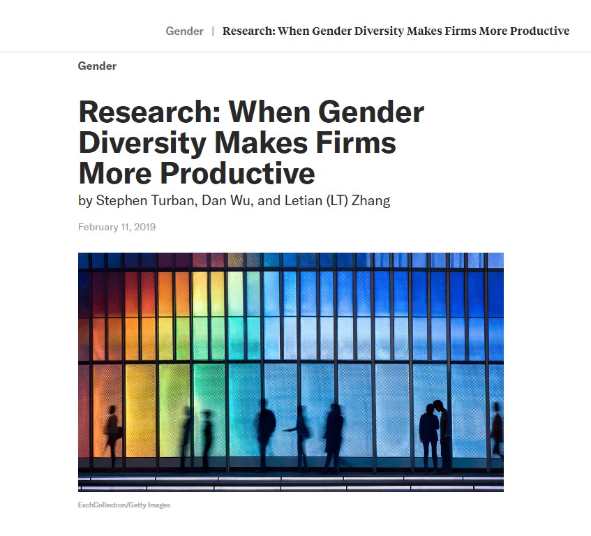When Gender Diversity Makes Firms More Productive